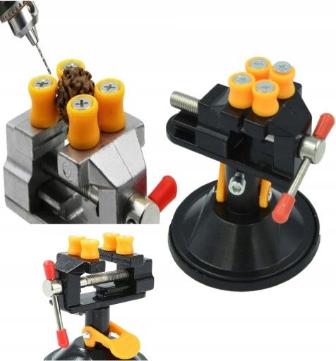 Mini Rotary Modeling Vise Suction Cup Table