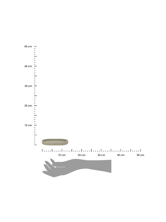 Soap Dish Resin Beige