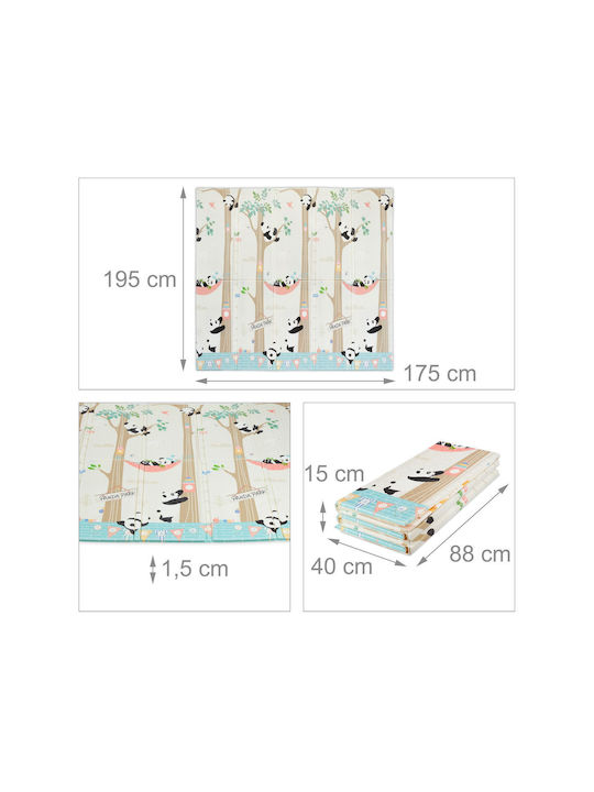 Relaxdays Covor Pentru Copii Multicolor 175x195cm