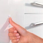 Tesa 58811-00000-20 Hangers with Sticker Transparent 2 Pieces