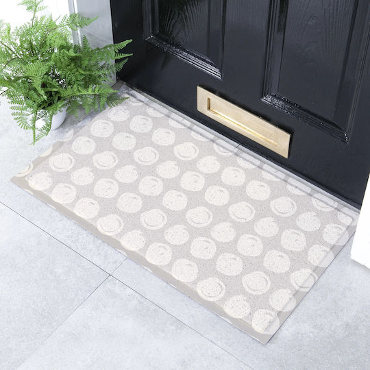 Artsy Mats Covoare De Intrare Antiderapant Taupe Dot Swirl Maro 70x40cm