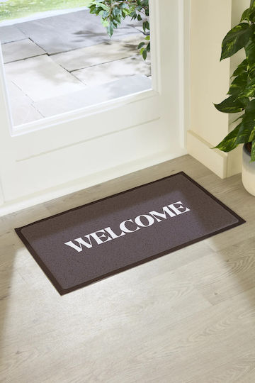 Artsy Mats Artsy Mats Fußmatte Antirutsch Welcome Schokoladenbraun Braun 70x40cm