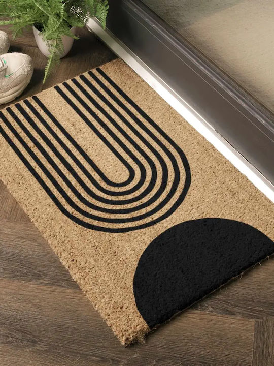 Artsy Mats Doormat Made of Coconut Tree with Non-Slip Backing Abstract 60x40cm AMIMG ABSTRACT1