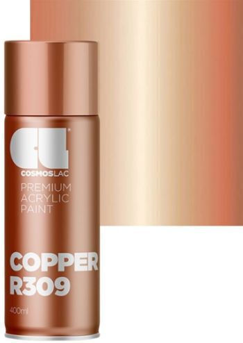 Cosmos Lac Σπρέι Βαφής Premium Acrylic Χάλκινο R309 400ml