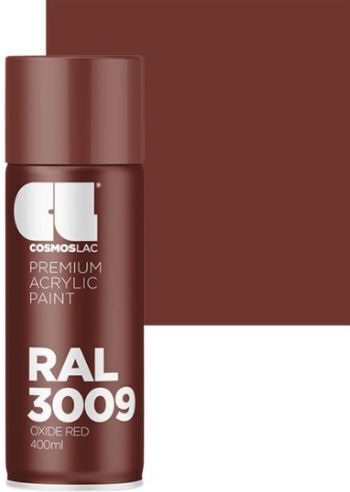 Cosmos Lac Spray Vopsea Premium Acrylic Oxide Red RAL 3009 400ml