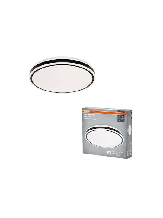 Osram Πλαφονιέρα Οροφής 48εκ. Μαύρη με Ενσωματωμένο LED