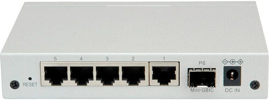Roline 21.14.3523 Managed L2 Switch με 5 Θύρες Gigabit (1Gbps) Ethernet και 1 SFP Θύρα