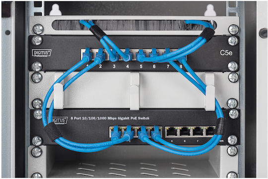 Digitus DN-95317-1 Unmanaged L2 PoE+ Switch With 8 Gigabit (1Gbps) Ethernet Ports