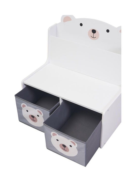 U-Grow Sistem de depozitare a jucăriilor Alb 60x42x61.5cm