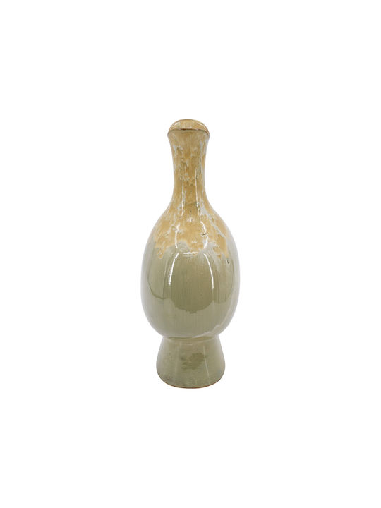 Artekko Vază Decorativă Ceramică Verde 20.5x14xÎ40.5cm