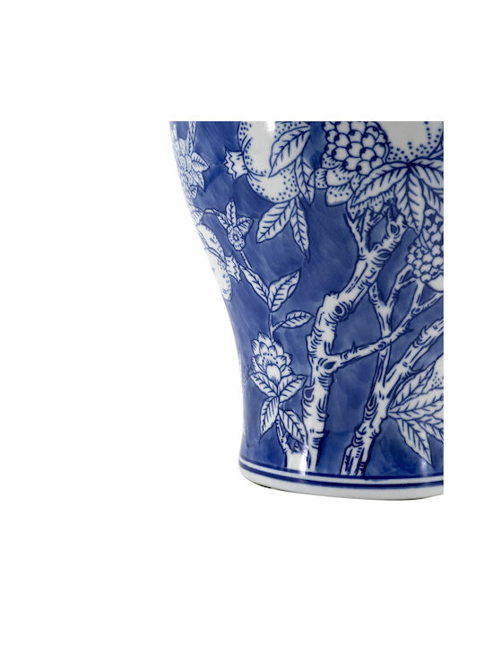 Artekko Dekorative Porzellanvase Weiß 21x21xH37cm