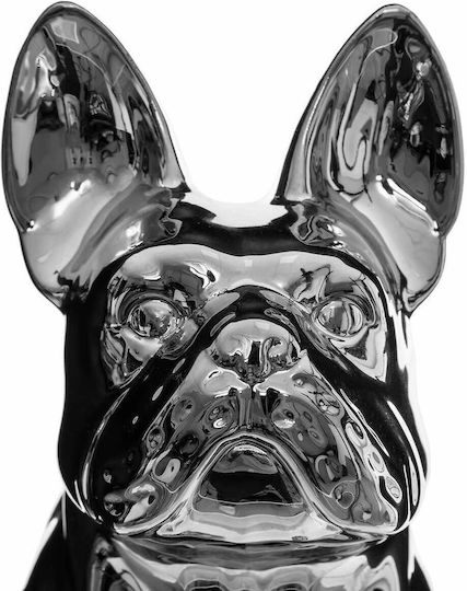 Atmosphera Декоративно Куче от Керамичен Материал в Silver 22.5x18x12см 1бр