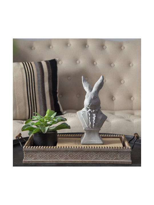 Decorative Rabbit Made of Concrete Cement 14x9.5x29cm