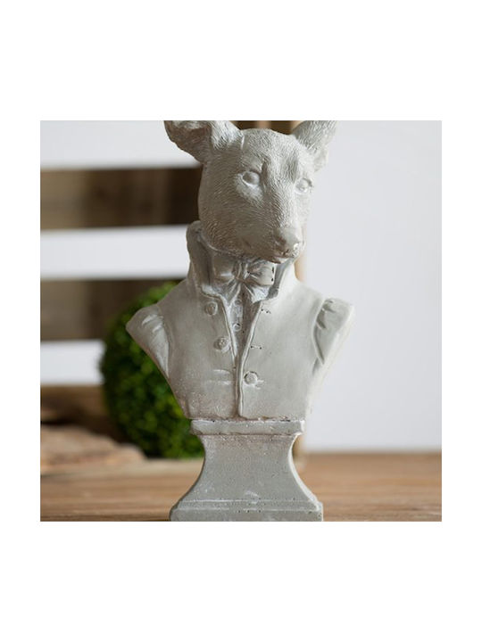 Artekko Διακοσμητικό Σκυλάκι από Τσιμέντο 14.5x12x26.5cm