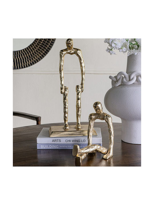 Artekko Decorative Figure Metal Figurine 21x12x22cm