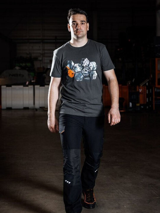 Neo Tools T-shirt Μπλούζα Εργασίας Σκούρο Γκρί 81-680