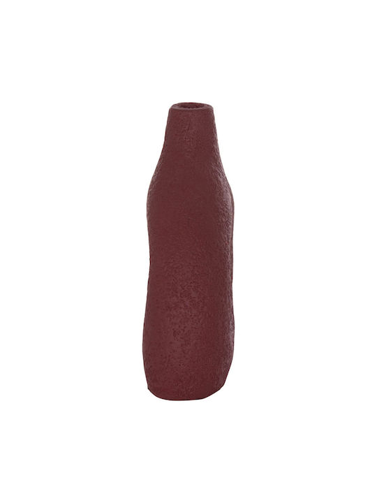 Decorative Vase Ceramic Orange 17x6.5xH20cm