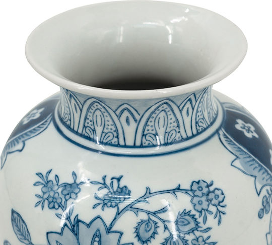 Artekko Decorative Vase Melania White 14x14x22cm
