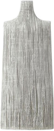 Espiel Decorative Polyresin Gray Vase 14.5x8.5xH34cm