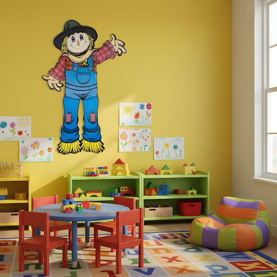 Decorațiune De Perete Pentru Copii Albastră 91.4x31.5cm