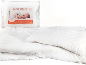 Pościelownia Σετ Βρεφικό Κουβερλί Microfiber Λευκό 100x135cm