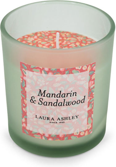 Laura Ashley Αρωματικό Κερί Σόγιας σε Βάζο με Άρωμα Mandarin & Sandalwood 200gr