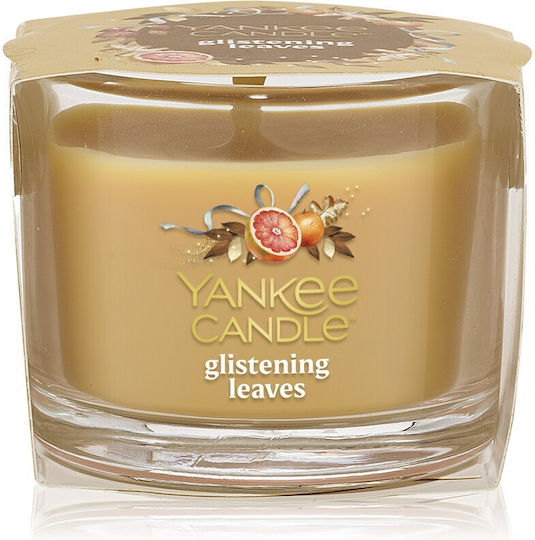 Блестящи Листа Yankee Candle Signature Мини Ароматна Свещ Нова 2025