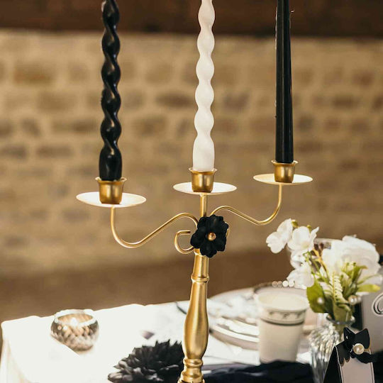 Beauty Home Αρωματικό Κερί Κηροπηγίου με Άρωμα Βανίλια 25εκ.