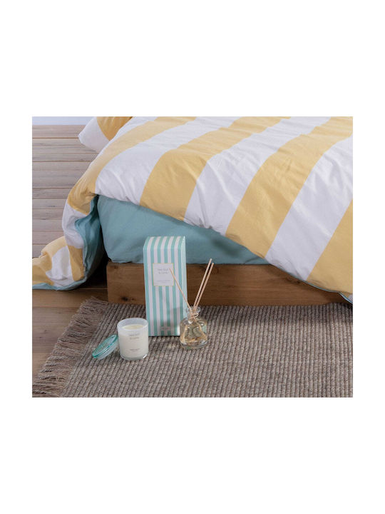 Nef-Nef Homeware Aromatic Candle Sea Salt & Lime in Jar with Lavender Perfume 270g