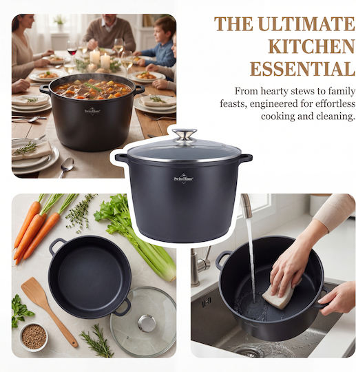 Swiss Haus Basle Deep Pot Made of Aluminum 7L / 24cm