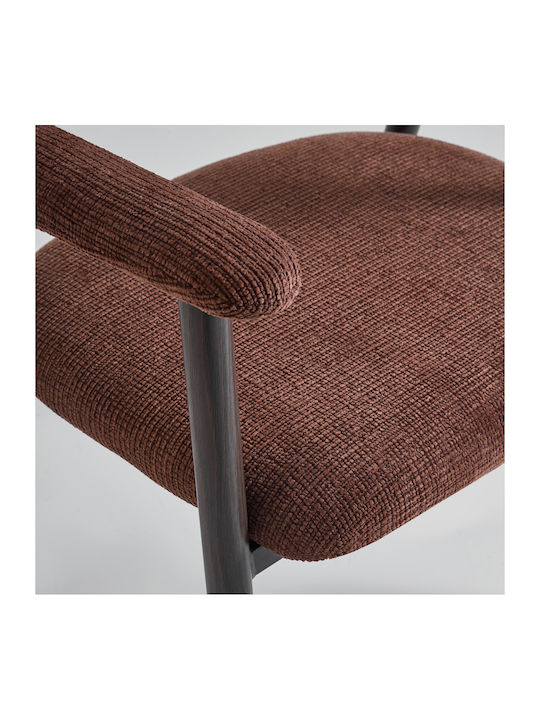 Embrace Dining Chairs with Fabric Upholstery Terracotta 2pcs 60x56x73cm