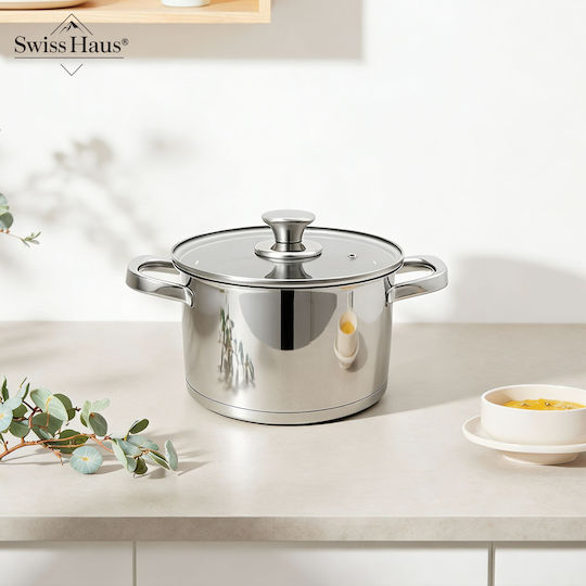 Swiss Haus Deep Stainless Steel Pot 2lt / 16cm