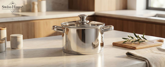 Swiss Haus Deep Stainless Steel Pot 2lt / 16cm
