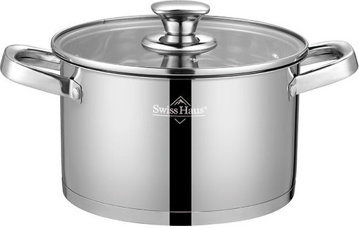 Swiss Haus Deep Stainless Steel Pot 2lt / 16cm