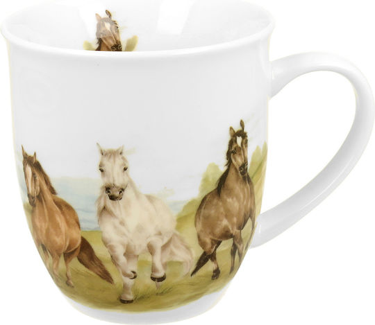 Κούπα Πορσελάνης "horses Word Animals" Κουτί Δώρου 400ml 070.956396