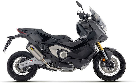 Arrow Exhaust Titanium Race-tech Carbon End Cap Short Honda X-adv 750 '25-'26 71985pkc.titanium