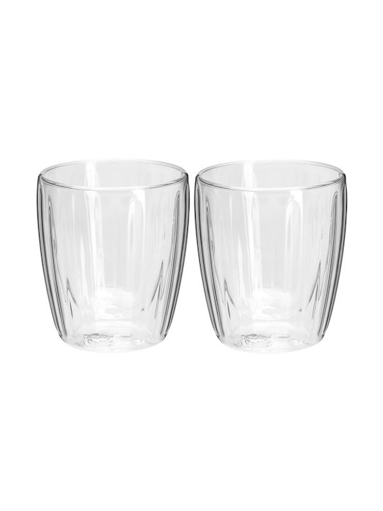 Excellent Houseware Glass Transparent Mug 125ml 2 Pieces