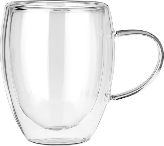 Orion Κούπα Γυάλινη Διάφανη 320ml 2τμχ