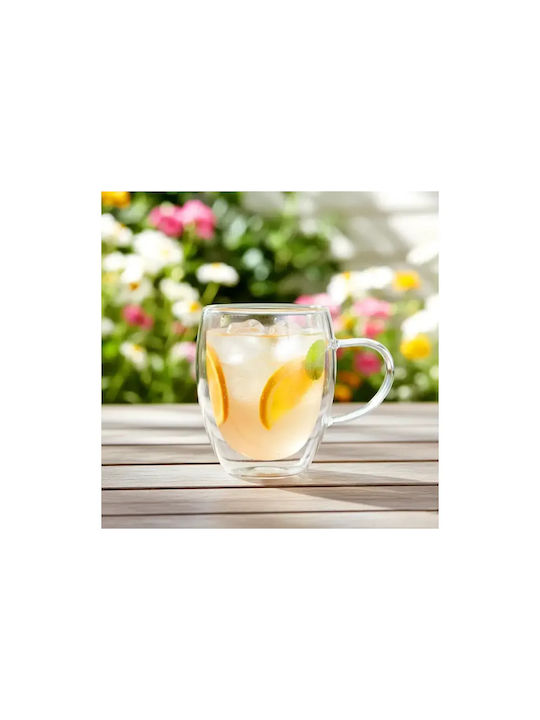 Orion Mug Glass Transparent 320ml 2pcs