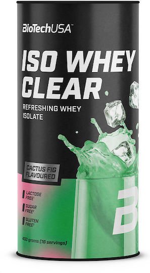 Biotech USA Iso Whey Zero Clear Proteinquelle Molke mit Geschmack Tropical Fruit 400g