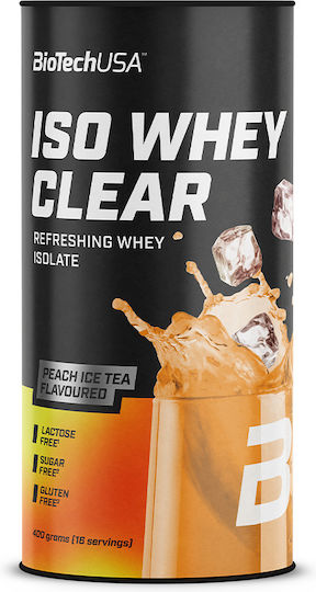 Biotech USA Iso Whey Zero Clear Proteinquelle Molke mit Geschmack Mango 400g