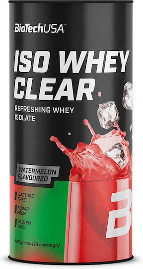 Biotech USA Iso Whey Zero Clear Proteinquelle Molke mit Geschmack Tropical Fruit 400g
