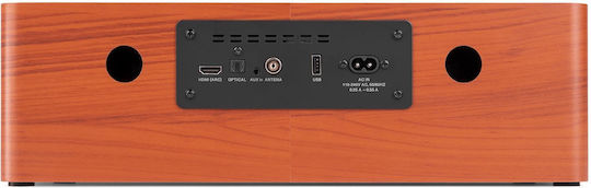 Audizio Ηχοσύστημα 2.0 Lunata SOHIF1039 50W με CD Player και Bluetooth Cherry