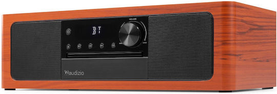 Audizio Ηχοσύστημα 2.0 Lunata SOHIF1039 50W με CD Player και Bluetooth Cherry
