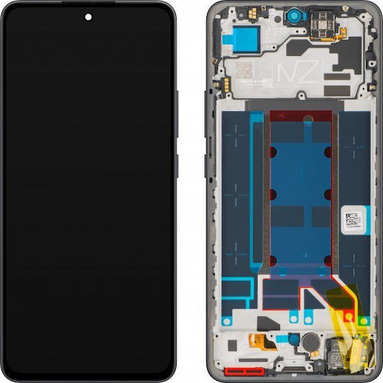 Oppo Screen with Touch Mechanism and Frame for Oppo Reno 13 F / Reno 13 Fs (Green)