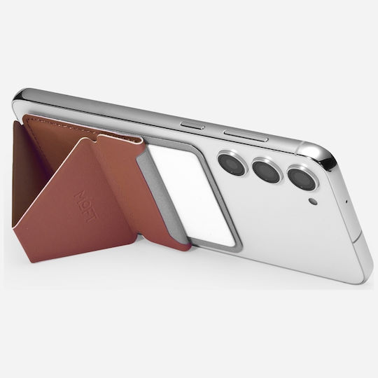 MOFT MagSafe Θήκη Καρτών Movas Snap-On σε Καφέ χρώμα