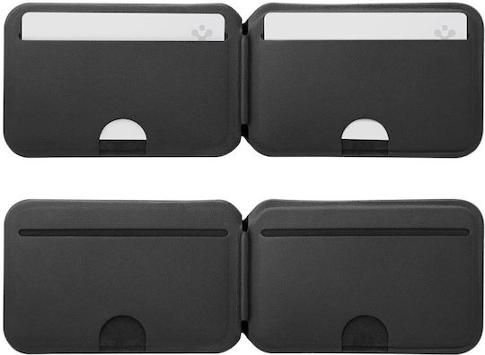 Spigen MagSafe Husă pentru Carduri Slim Fold MagFit în Culoare Neagră