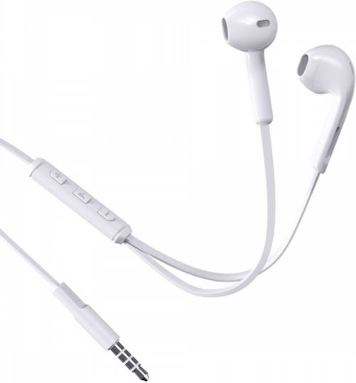 Jes Слушалки Безжични Стерео с жак 3.5mm Бял