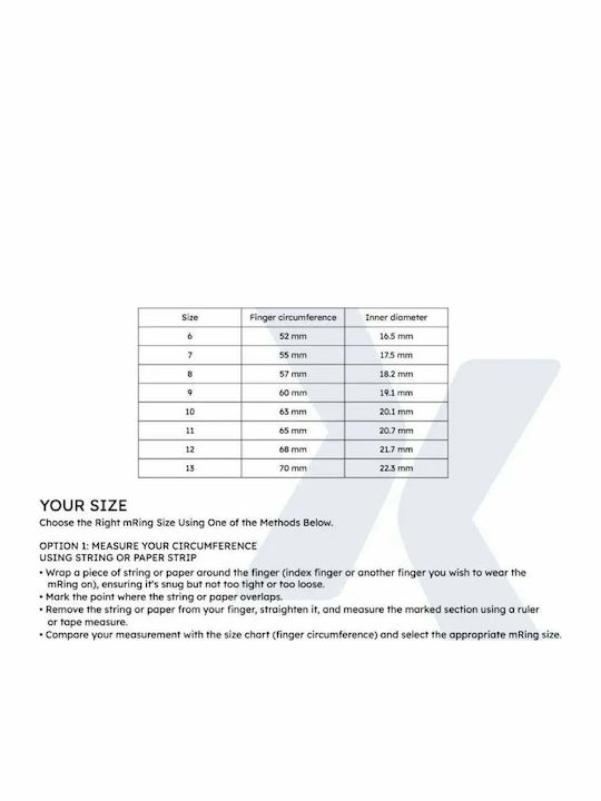 MaxCom MRing MR100 19.2mm Rezistent la Apă cu Pulsometru Auriu