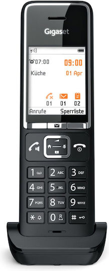Gigaset Comfort 550HX Ασύρματο Τηλέφωνο με Ελληνικό Μενού Μαύρο